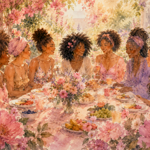 femmes autour d'un brunch pout un accompagnement féminin